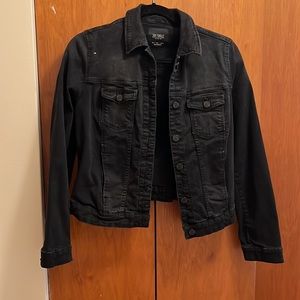 Zara Black Jean Denim Jacket